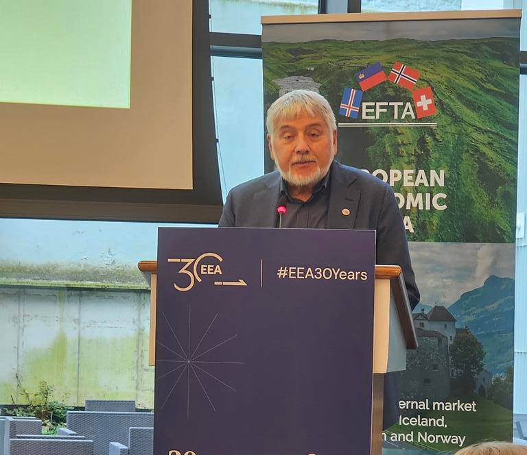 Eystein Jansen, Academic Director of Academia Europaea Bergen and ERC Vice-President, delivered a keynote address at the annual conference of Nordic University Rectors in Brussels on September 23, 2024.